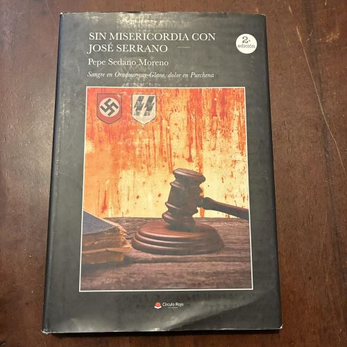 Portada del libro de Sin misericordia con José Serrano