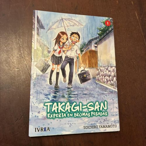 Portada del libro de Takagi-San. Experta en bromas pesadas
