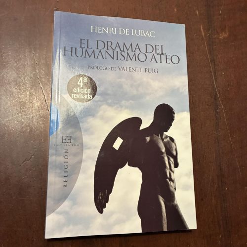 Portada del libro de El drama del humanismo ateo