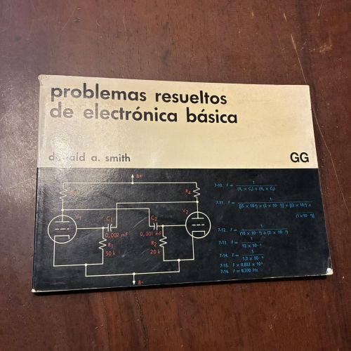 Portada del libro de Problemas resueltos de electrónica básica