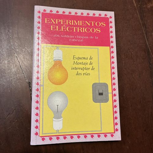 Portada del libro de Experimentos eléctricos