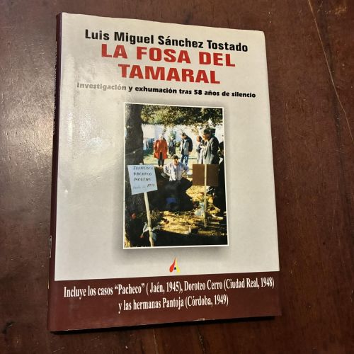 Portada del libro de La fosa del Tamaral