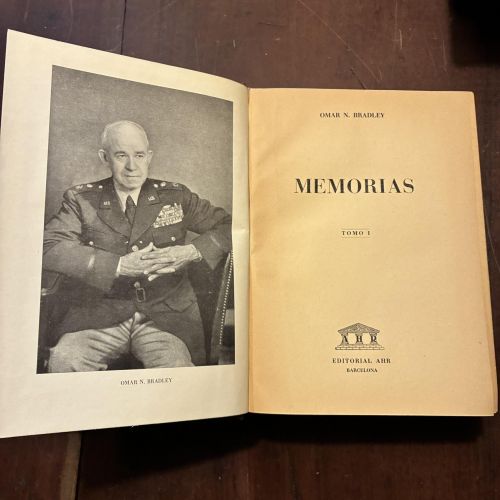 Portada del libro de Memorias. 2 tomos