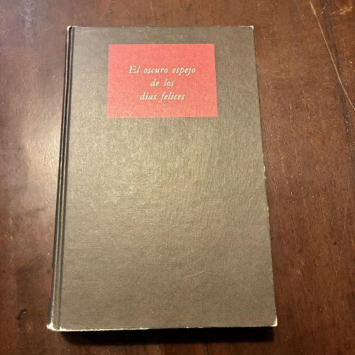 Portada del libro de El oscuro espejo de los días felices