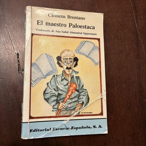 Portada del libro de El maestro Paloestaca