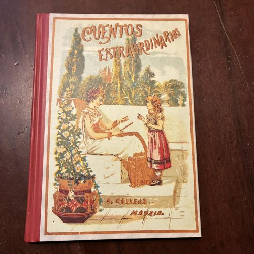 Portada del libro de Cuentos extraordinarios. Facsímil