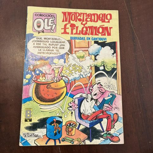 Portada del libro de Mortadelo y Filemón. Burradas en cantiduvi, nº 161