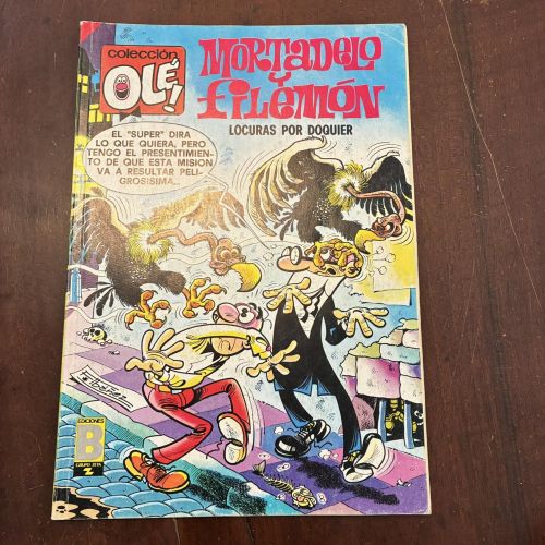 Portada del libro de Mortadelo y Filemón. Locuras por doquier. nº 155