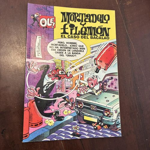 Portada del libro de Mortadelo y Filemón. El caso del bacalao. nº 11