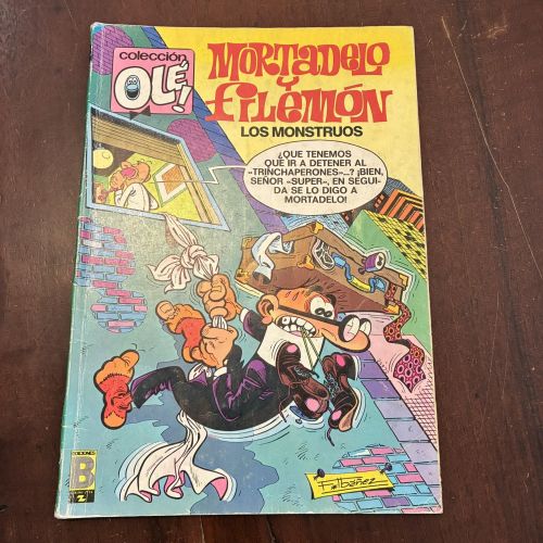 Portada del libro de Mortadelo y Filemón. Los monstruos. nº 103