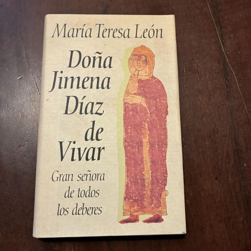 Portada del libro de Doña Jimena Díaz de Vivar
