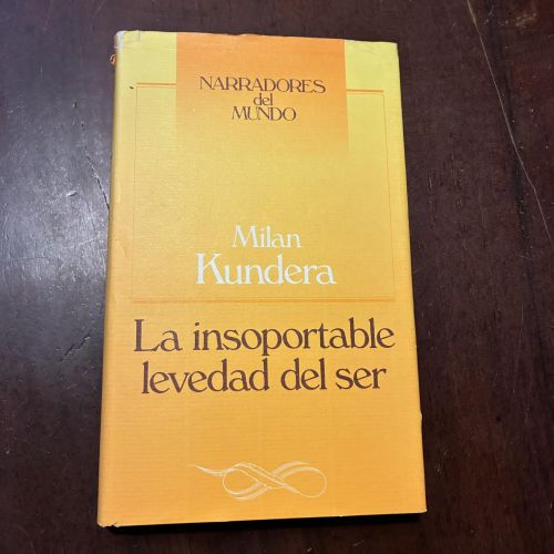 Portada del libro de La insoportable levedad del ser
