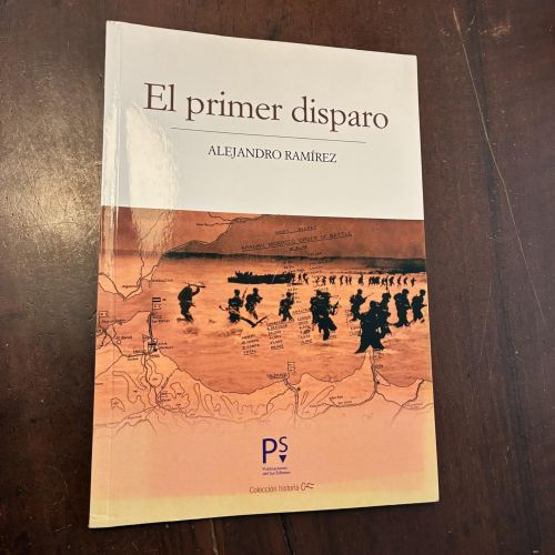 Portada del libro de El primer disparo