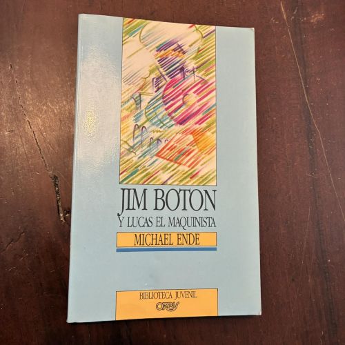 Portada del libro de Jim Boton y Lucas el maquinista