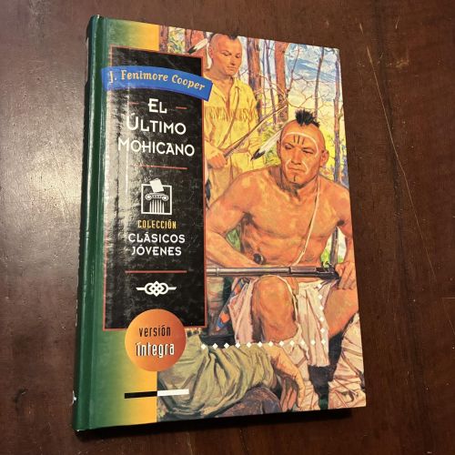 Portada del libro de El último mohicano (ilustrado)