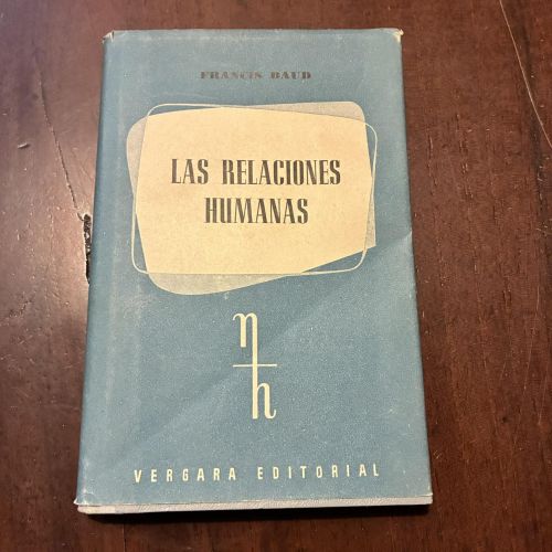 Portada del libro de Las relaciones humanas