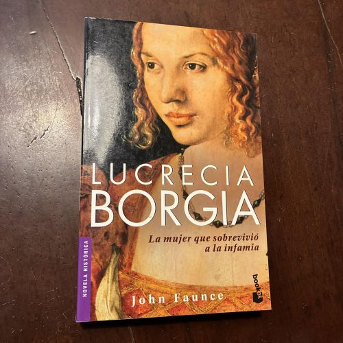 Portada del libro de Lucrecia Borgia
