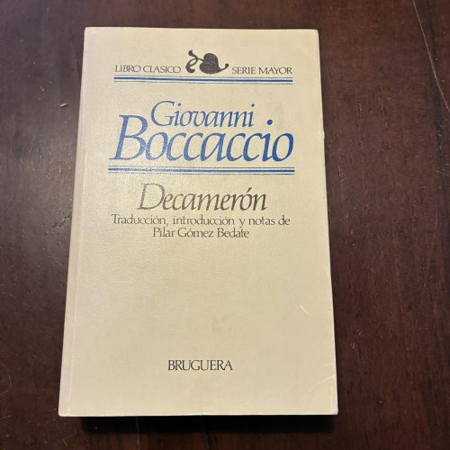 Portada del libro de Decamerón