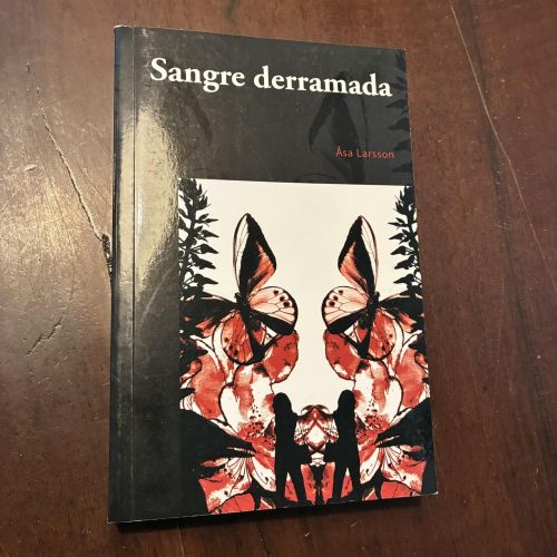Portada del libro de Sangre derramada